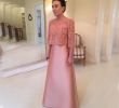 Black Tie Wedding Guest Dresses Beautiful Elegant Pink A Line Mother the Bride Dresses with Lace Jacket Bow Back Full Length Half Sleeves Satin Mother S Wedding Guest Dresses Mother the