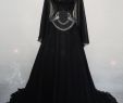 Black Wedding Dresses with Sleeves Elegant Dark Elf Dress Gothic Dress Gothic Wedding Dress Gothic