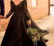 Black Wedding Dresses with Sleeves New Beaded Lace Black Wedding Dresses Long Sleeves In 2019