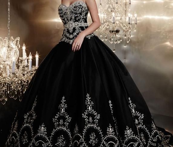 Black Wedding Gown Best Of Unique Gothic Black Wedding Dress Embroidery Rhinestone