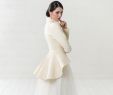 Blouson Wedding Dress Elegant Bridal Coat Warm Elegant Bridal Felted Coat