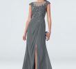 Blue and Silver Wedding Dress New Steel Grey Mother the Bride Dresses