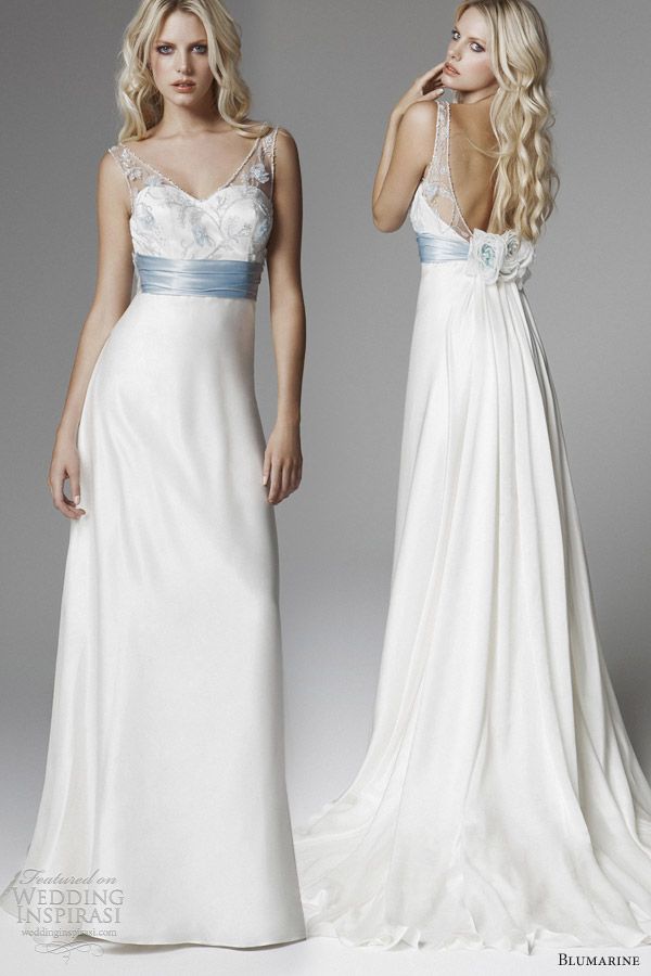 Blue Beach Wedding Dress Lovely Blumarine 2013 Bridal Collection In 2019