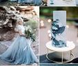 Blue Beach Wedding Dress New Romantic Mixed Shades Of Blue Beach Wedding Inspiration for