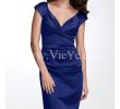 Blue Cocktail Dresses for Wedding Luxury New Fashion Dark Blue Mother Of the Bride Dress with the