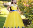 Blue Dresses for Wedding Best Of Pageant Kids Gown Yellow Tulle Blue Lace Flower Girl Dresses for Wedding Princess Girl S Floor Length Child Party Birthday Dress Xk65 Girls Wedding