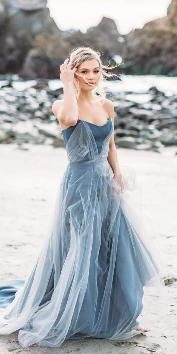 Blue Dresses for Wedding Elegant 21 Adorable Blue Wedding Dresses for Romantic Celebration
