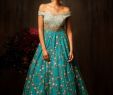 Blue Gown for Wedding Lovely A Stunning Pagoda Blue Gown by Shyamal and Bhumika with An