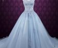 Blue Gowns for Wedding Awesome Blue Cinderella Style Ball Gown Wedding Dress