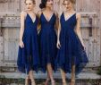 Blue Sundress for Wedding Best Of Plus Size Royal Blue Lace Bridesmaid Dress 2019 V Neck Backless Tea Length Maid Honor Country Bridemaids Wedding Guest Gowns E Strap Bridesmaid