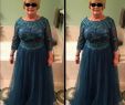 Blue Wedding Dresses Plus Size Awesome Plus Size A Line Mother Bride Dresses Long Sleeves Lace top Mother Gowns Jewel Neck soft Tulle Mother Dresses Madre Installata Grey Mother the