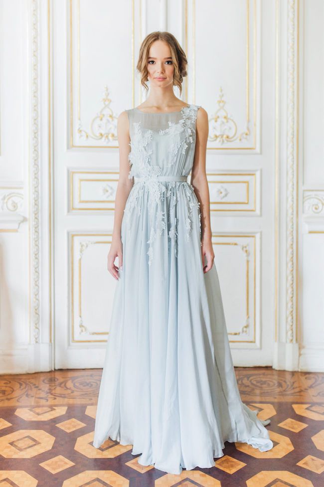 Blue Wedding Gowns Lovely 15 Breathtaking Blue Wedding Dresses Blue & White