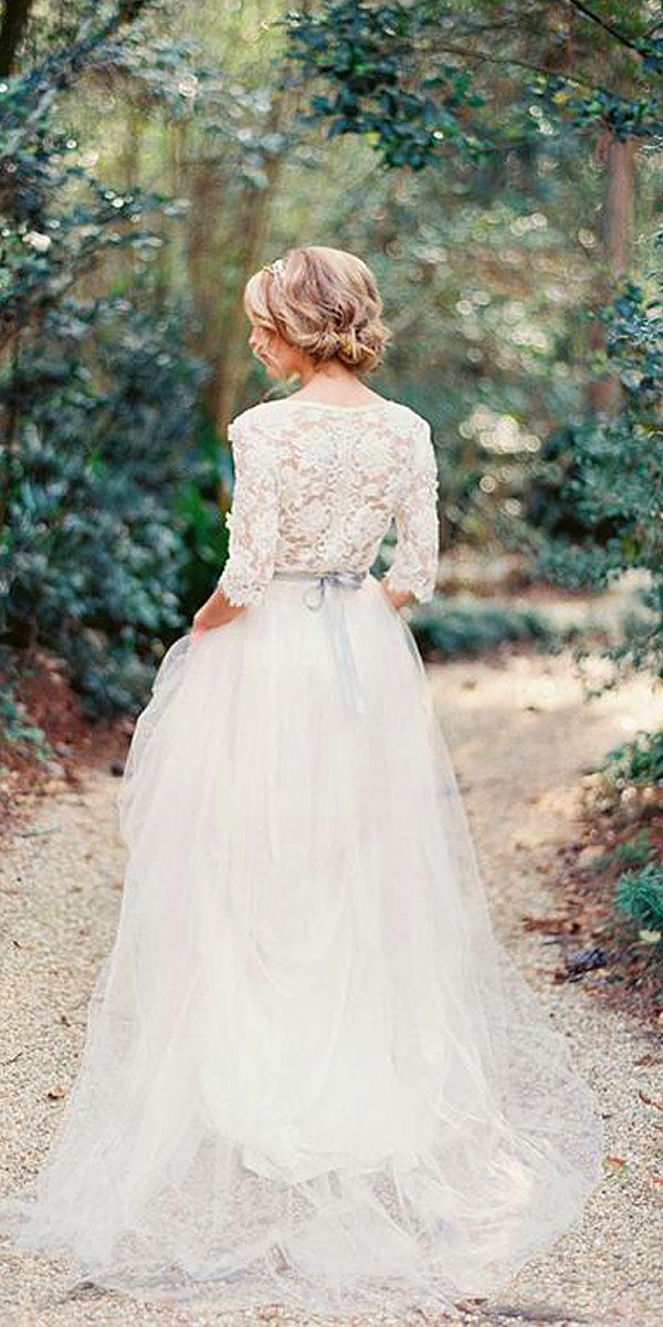 Blush Beach Wedding Dress Inspirational 36 Chic Long Sleeve Wedding Dresses