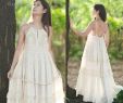 Blush Beach Wedding Dress Inspirational Loose Fiitting Boho Beach Wedding Dress In Fwhite