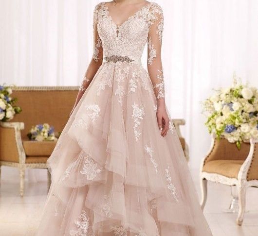 Blush Bridal Gowns Inspirational 42 Stunning Long Sleeve Wedding Dresses are Always In Style