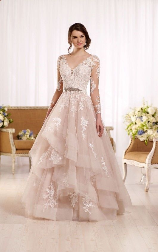 Blush Bridal Gowns Inspirational 42 Stunning Long Sleeve Wedding Dresses are Always In Style