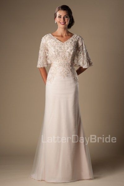 Blush Colored Wedding Gown Elegant Primrose Modest Wedding Gowns From Gateway Bridal