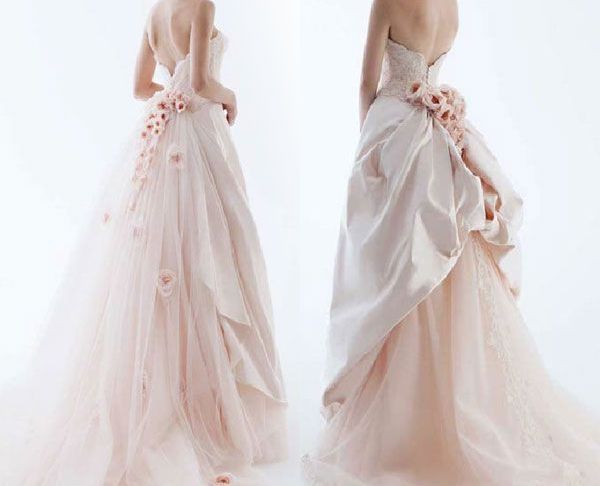 Blush Pink Wedding Dresses Beautiful Wedding In Color by Rs Couture Fairytale In 2019
