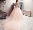 Blush Pink Wedding Dresses Best Of Discount Gorgeous 2018 Blush Pink White Lace 3 4 Long Sleeves Princess Wedding Dresses Romantic Crew Neck Lace Hem Cathedral Train Bridal Gowns Tea
