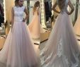 Blush Pink Wedding Dresses Luxury 2018 Summer Elegant Blush Pink Lace Tulle Wedding Dresses 2017 A Line Cap Sleeves Appliqued Long with Lace Up Back Vestidos Bridal Gowns
