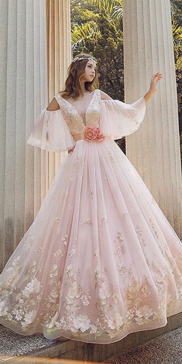 Blush Wedding Gown Inspirational 27 Peach &amp; Blush Wedding Dresses You Must See Me