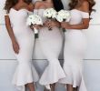 Bodycon Wedding Dress Best Of Cheap Simple F the Shoulder White Bodycon Mermaid
