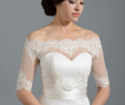 Bolero for Wedding Dress Lovely F Shoulder Dot Lace Bolero Wedding Jacket Wedding Dress
