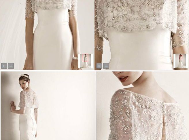 Bolero for Wedding Dresses Inspirational Oleg Cassini Satin Wedding Gown with Beaded Pop Over Jacket