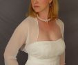 Bolero Jackets for Wedding Dresses Elegant Chiffon Bolero Jacket 3 4 Sleeve Shrug Wedding Wrap Bridal
