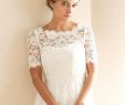 Bolero Wedding Dress Elegant Delicate Floral Alecone Lace topper is A Romantic Bridal