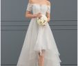 Bridal Dress Outlet Elegant [us$ 155 00] A Line F the Shoulder asymmetrical organza Wedding Dress with Sequins Jj S House