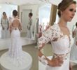 Bridal Gowns for Older Brides Luxury Elegant Mermaid White Full Lace Wedding Dresses 2016 Y Open Back Sheer Long Sleeves Lace Beaded Bridal Gowns Custom Made 2017 New Wedding Dresses