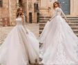 Bridal Lace topper New Naviblue 2019 Wedding Dresses Ball Gown Bateau Neck Lace Appliqued Bridal Gowns Dolly Modest Long Sleeve Court Train Plus Size Wedding Dress Silver