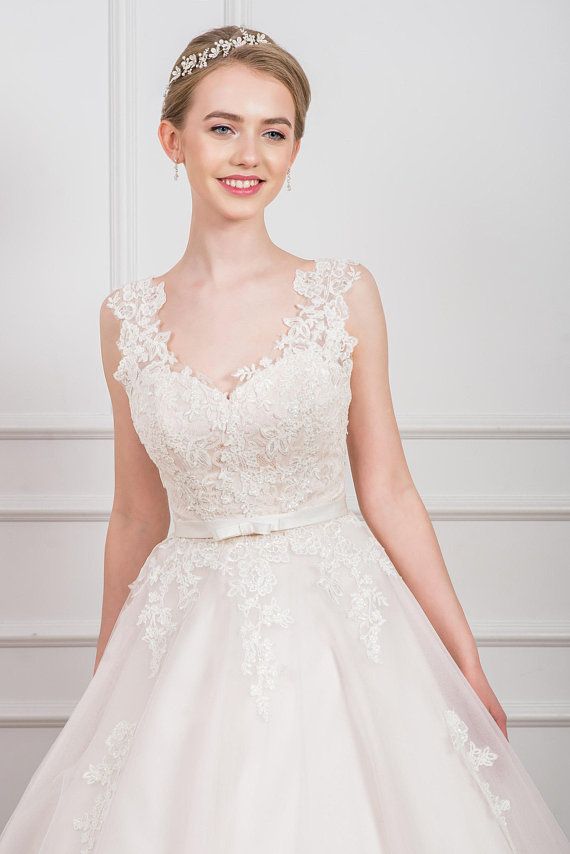 Bridal Skirt Inspirational Wedding Dress Tutu Skirt Tulle Skirt Lace top Bridal Gown