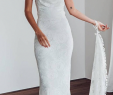 Bridal Slip Luxury Simply Elegant Mermaid White Lace Long Wedding Dress with