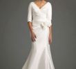 Bride Second Wedding Dress New Wedding Gowns for Over 50 Years Old