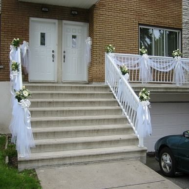 Brides House New Balcony Decorations Wedding Decorations In 2019