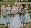 Bridesmaid Dresses Beach Wedding Unique Ice Blue Chiffon Beach Bridesmaid Dresses Tea Length Wedding