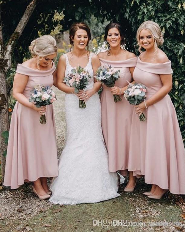 Bridesmaid Dresses On Sale Beautiful 2019 Simple Bridesmaids Dresses Maid Of Honor Country Wedding Guest Gowns Cheap Plus Size Prom formal Dresses Custom Made