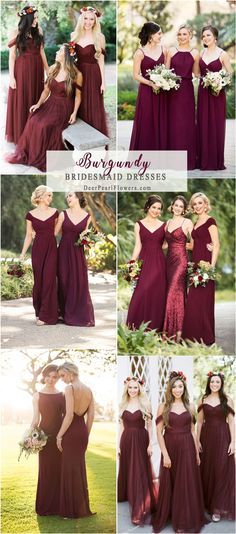 Burgundy Wedding Dresses Unique top 6 Bridesmaid Dress Trends for 2018