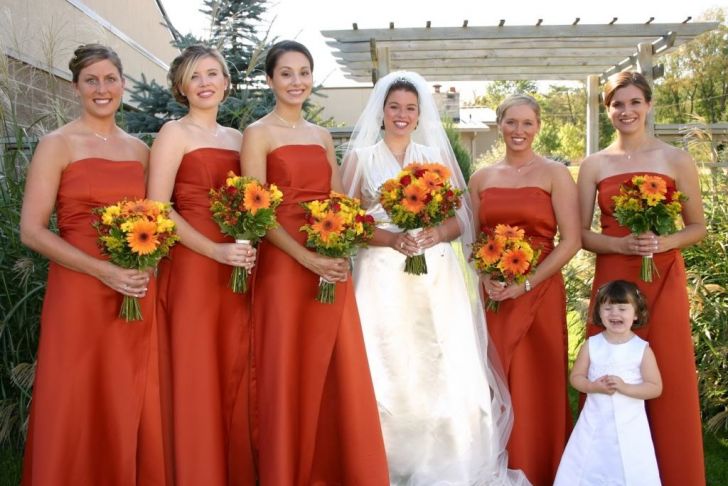 Burnt orange Wedding Dresses Unique Bridesmaid Dresses Burnt orange … Wedding Ideas