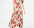 Calvin Klein Bridesmaid Dresses Awesome Floral Printed Capelet Maxi Dress In 2019