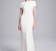 Calvin Klein Bridesmaid Dresses Fresh Open Back Crepe Gown Milk