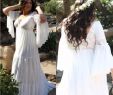 Casual Beach Wedding Dresses Plus Size Best Of 2019 Lace Plus Size Beach Wedding Dresses V Neck Long Sleeves Bohemian Bridal Gowns A Line Floor Length Pregnant Wedding Dress