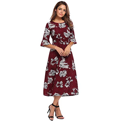 Casual Dresses to Wear to A Wedding Lovely Floor Length Floral Print Chiffon Maxi Dress Amazon