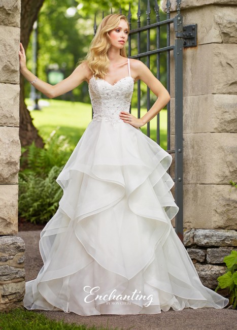 enchanting by mon cheri handkerchief skirt casual wedding gown 01 274