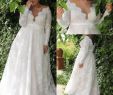 Casual Plus Size Wedding Dresses Lovely Garden A Line Empire Waist Lace Plus Size Wedding Dress with Long Sleeves Y Long Wedding Dress for Plus Size Wedding