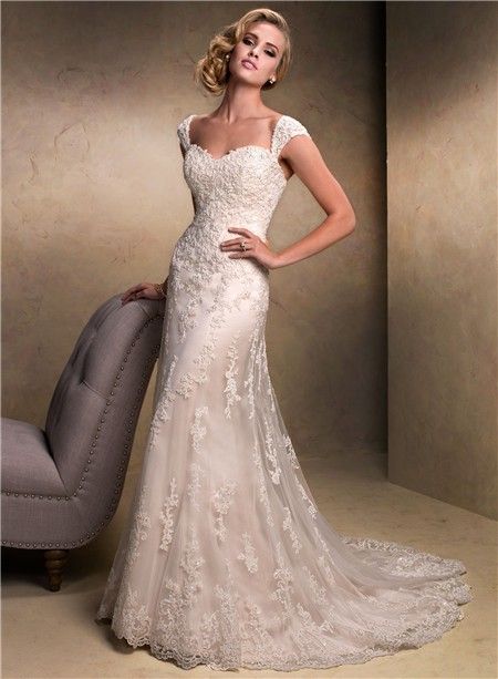 Champagne Colored Wedding Dresses Elegant Color Lace Wedding Dress – Fashion Dresses