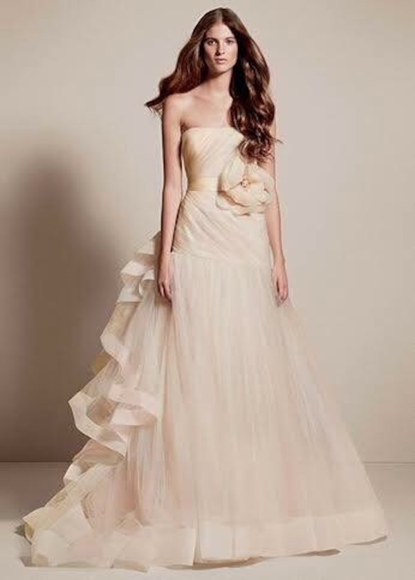Champagne Wedding Gown Fresh Vera Wang Blush & Champagne Wedding Gown