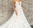 Cheap Aline Wedding Dresses Lovely A Line Spahetti Straps Lace Wedding Dress with Pockets In